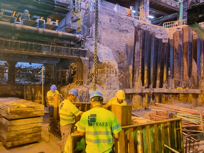 OBRA INSTALACIÓN SISTEMA OXICORTE EN SIDERÚRGICA SEVILLANA_PRAES_3